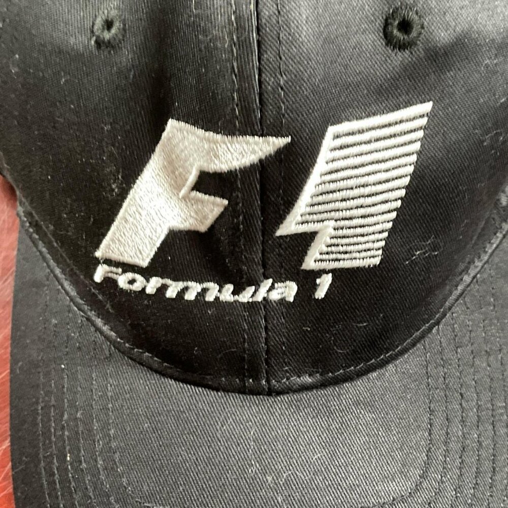 Unisex Formula 1 F1 Emboriderd Adjustable Streetwear Black Cap - Picture 4 of 7